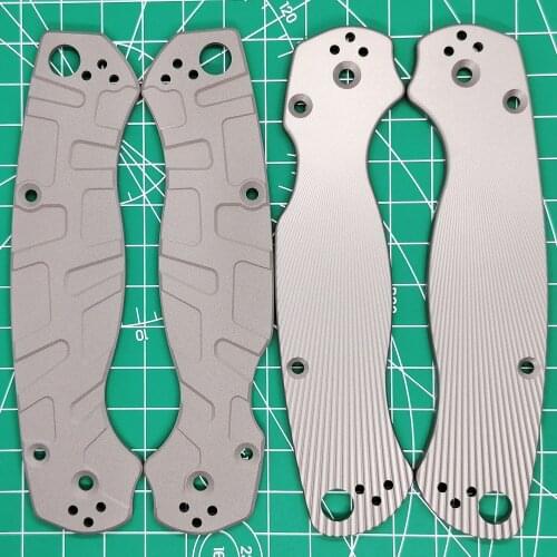 1 Pair DIY Titanium Alloy Handle Scales for Spyderco Paramilitary 2 C81