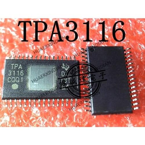 1Pieces new Original TPA3116D2DADR TPA3116D2 TPA3116 HTSSOP32 In stock real picture