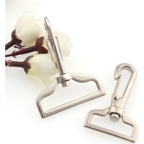 10pcs Alloy Silver Swivel Lobster Clasp Clips Metal 26mm 37mm Snap Hook Trigger Clip For Strapping DIY Accessories Sewing Parts