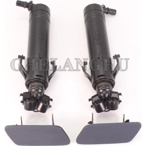 2pcs Left And Right Side For VW Passat B8 Variant Wagon 2018 2019 2020 Headlight Washer Sprayer Nozzle Cylinder Jet And Cap