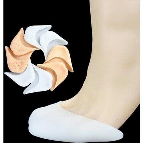 2pcs Silicone Gel Toe Pads Ballet Hallux Valgus Orthotics Brace Shoes Pads Foot Care Bunion Free Protector Cushion Pads Inserts