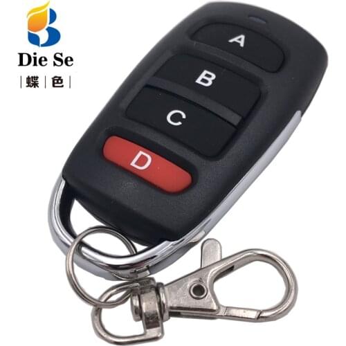 433MHz Universal Remote Control 1527 Learning Code 433 mhz Transmitter For Gate Garage Door Light controller no clone 4 buttons