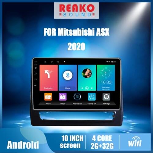 REAKOSOUND 10.1 Inch For Mitsubishi ASX 2020 2.5D Android 8.1 Head Unit Car Radio Stereo WiFi GPS Navigation Multimedia Player