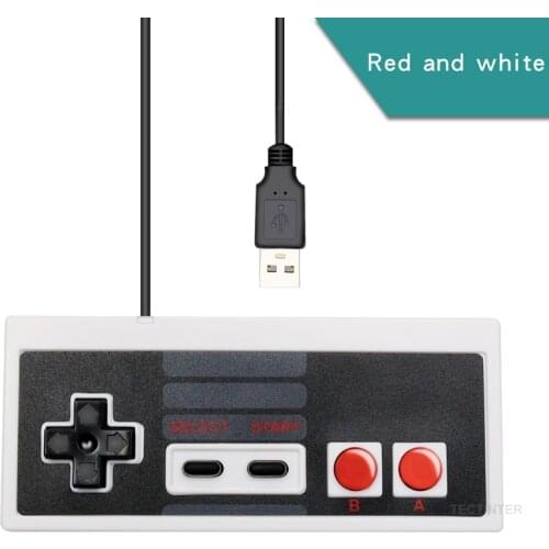 For NES Wired USB Controller Gamepad PC/USB/NES Computer Video Games Mando Handle Retro USB For NES Joystick Controle Manette