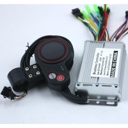 GREENTIME 36V/48V 350W BLDC Electric scooter controller E-bike brushless speed driver and GT-100 LCD Display one set