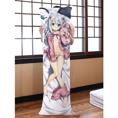 Eromanga Sensei Dakimakura Hugging Body Pillow Case DIY Custom Throw Cushion Pillow Cover 7 Sizes