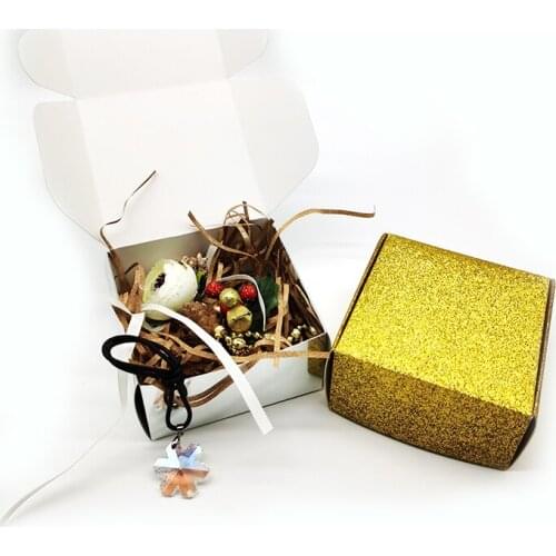 Hot sale rose gold customized holographic corrugated box packaging,holographic makeup shipping box