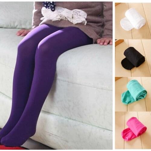 2019 Baby Girls Pantyhose 2-12 Years Children Stockings Ballet Tights For Girl Dancing Pants Kids Ballet Pant Trouser Pure Solid