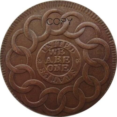 USA 1 Cent "Fugio Cent" 1787 Copper Coin COPY