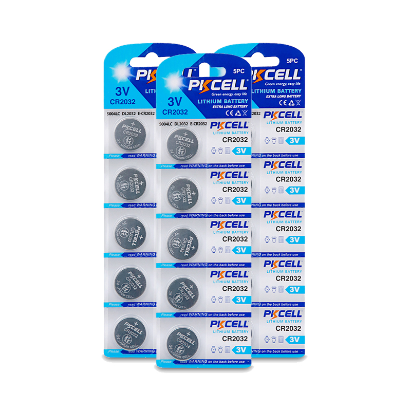 15PCS 3V CR2032 Lithium Button Bateria DL2032 CR DL 2032 BR2032 3V Coin Cell Battery for car remote key Watch Batteries