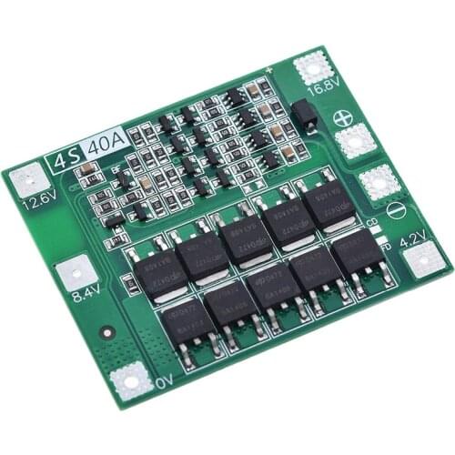 4S 40A Li-Ion Lithium Battery 18650 Charger Pcb Bms Protection Board for Drill Motor 14.8V 16.8V Lipo Cell Module