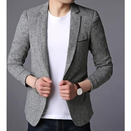 Business Mens Blazer Plus Size Men Suit Jacket Casual Blazers Men Formal Jacket Popular Design Men Dress Suit Coats