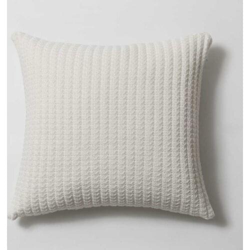 Soft Cushion Cover 45x45cm Mustard Yellow Pink Beige Grey Pillow Cover Knit Home decoration Square Pillow Case For sofa Bed