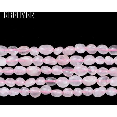 Lrregular Natural Pink crystal Smooth Loose Gravel beads DIY Earrings Bracelet Charm Jewelry making for Accessories Wholesale