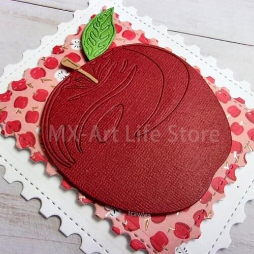 New Apple Cutting Dies Fruit Stencil for DIY Craft Scrapbooking Cards Decorative