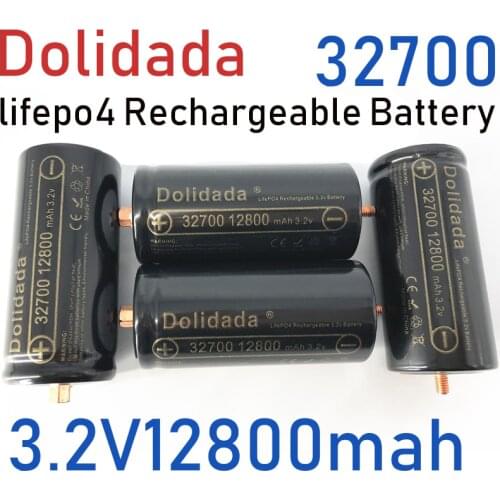 Original Brand 32700 12800mAh 3.2V lifepo4 Rechargeable Battery Professional Lithium Iron Phosphate Power Battery with screw