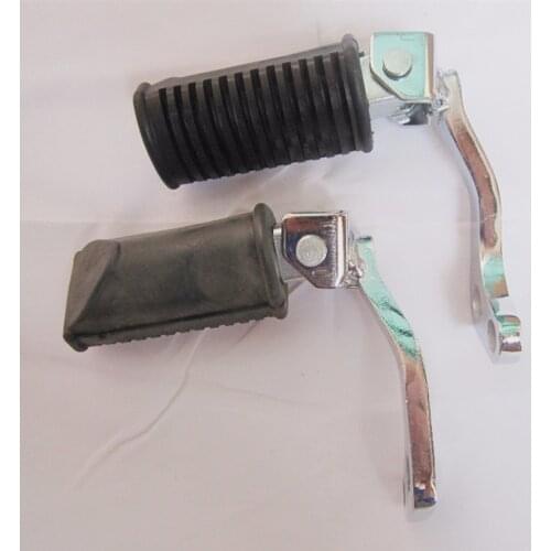 Motorcycle Front Foot Step Peg Footrest Seat Pedal For GN125 125cc GN125 Footpegs Set