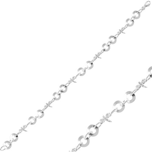 Silver 925 Sterling Zircon Cubic Zirconia Bracelet