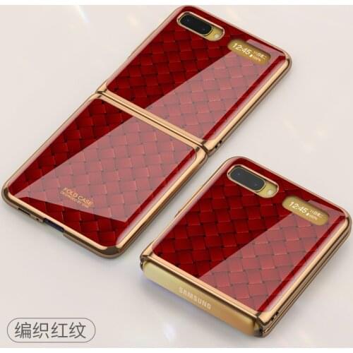 For Samsung Galaxy Z Flip Case folding creative new folding Z flip luxury fashion men women case