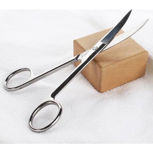 Stainless Steel Small Scissors Nails Eyebrow Nose Hair Tweezer Trimming Makeup Scissors Scissors Manicure Tool Cut B P8T1
