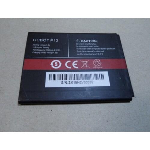 CUBOT P12 Battery High Quality Original 3.8V 2200MAH Battery Replacement for CUBOT P12 Smart Phone
