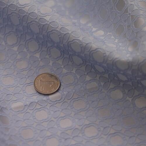 Customized circle color woven woven jacquard fabric dress trousers skirt straight pants wide leg spring and summer