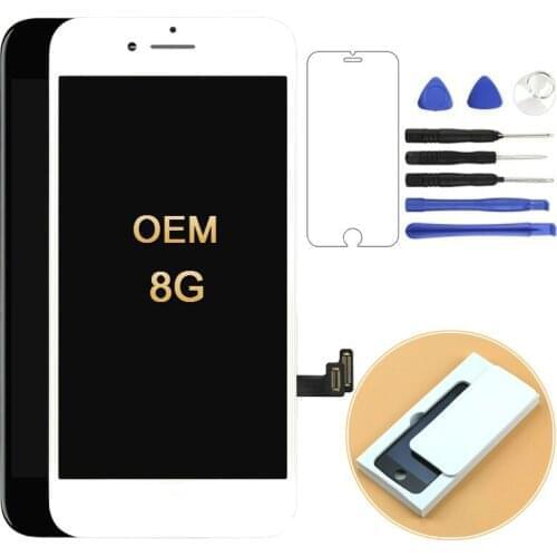 5pcs OEM For iphone 8 8G LCD Display with 3D Touch Screen Assembly Replacement Parts For iphone 8 8G LCD Digitizer Touch Screen
