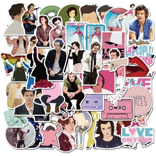 10/30/50pcs Edward Styles Stickers Stationery Waterproof PVC Sticker Skateboard Luggage Laptop Graffiti Kids Classic Toy Sticker