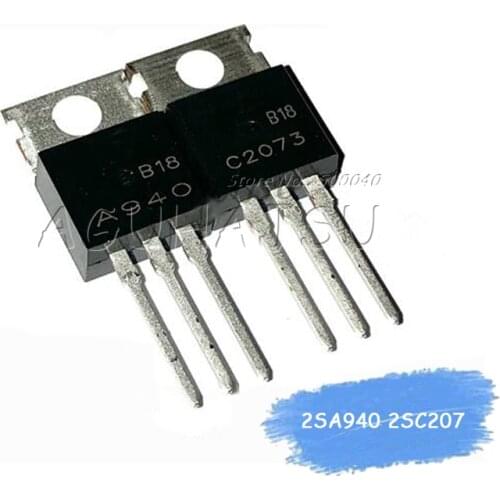 10PCS/Lot (5Pair) C2073 A940 2SC2073 2SA940 Triode Transistor TO-220 New Wholesale Electronic