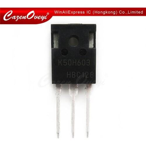 10pcs/lot IKW50N60H3 TO247 K50H603 TO-247 IKW50N60 TO-3P In Stock