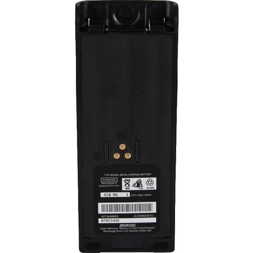 1500mAh NTN7143 NI-CD Battery For HT1000 JT1000 GP900 GP1200 MT2000 MTS2000 MTZ2000 MTX838 MTX868 Two way Radio for Motorola