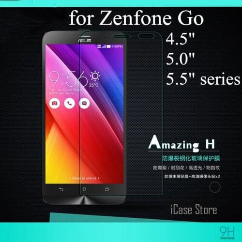 9H Tempered Glass Screen Protector For ASUS Zenfone GO ZB452KG ZC451TG 4.5 " ZB500KL ZC500TG 5.0" ZB551KL 5.5" Protective Film