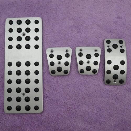 DEE Car Accessories High Quality accelerator/gas/fuel brake foot rest AT/MT pedal pads for Hyundai Elantra Pedales pad Stickers