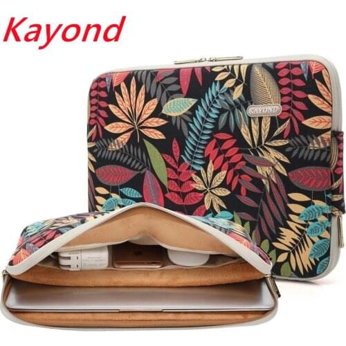 Brand Laptop Bag 11",12",13",14",15",15.6",17 inch, Canvas Forest Sleeve Case For MacBook Air Pro 13.3 Notebook, Dropship V189