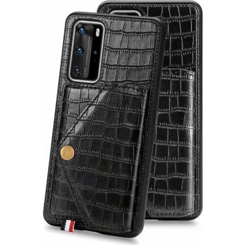 10pcs Crocodile Skin PU Leather Wallet Pocket Slot Flip Case Cover For HUAWEI Mate 30 Pro P40 PRO Y7P