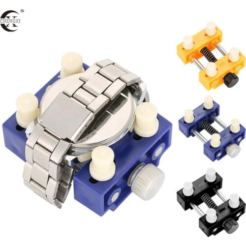 Watch Adjustable Opener Back Case Cover Press Closer Remover Fixing Holder Case Repair watchmaker Tool Movement Dial Fixer