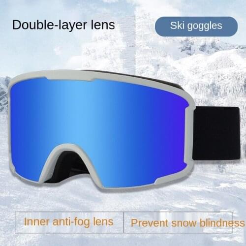 Double anti-fog ski glasses to protect themselves from blowing sand mountain snow goggles goggles skiing gear