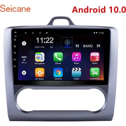 Seicane 9 Inch Touchscreen 2DIN Android 10.0 1080P headunit multimedia stereo for 2004 2005-2011 Ford Focus Exi AT with FM AUX