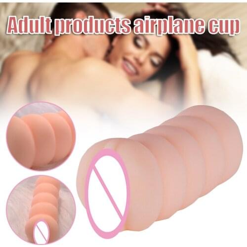 Hot Male Masturbator Artificial Mouth Vagina Masturbation Massager Aircraft Cup Adult Toy