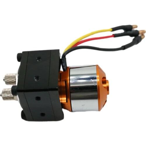 Alloy Mini Hydraulic Oil Pump with Brushless Motor For 1/12 1/14 RC Excavator Bulldozer Trailer Car Truck Parts