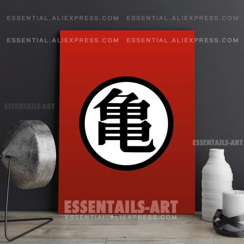 Kanji Kame Emblem Anime Poster Canvas Wall Art Painting Decor Pictures Bedroom Study Living Room Home Decoration Prints