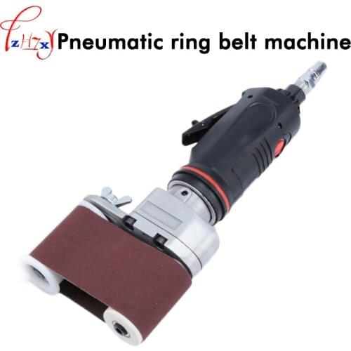 Pneumatic circular sand belt machine rust - removing sand polishing machine pneumatic belt sander