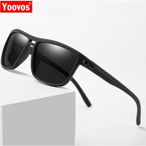 Yoovos Polarized Sunglasses Men Square Sun Glasses Men Luxury Glasses Brand Sunglasses For Men Retro Gafas De Sol Para Hombre