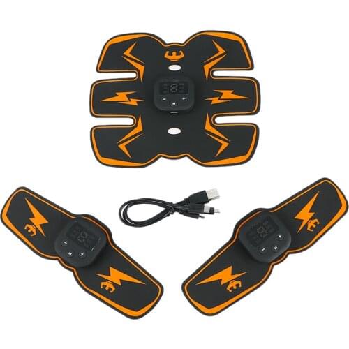 Muscle Stimulator EMS Massager Abdominal Electric Muscle Exerciser Machine For Body Slim Fat Burning Workout Equipment
