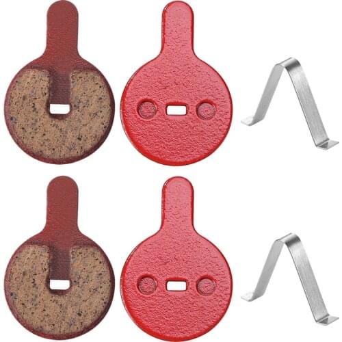 2 Pairs Bike Brake Pads Resin Semi-Metallic MTB Mountain Road Cycling Braking Disc Parts for BB8 YINXING NOVELA FOREVIR BOLIDS
