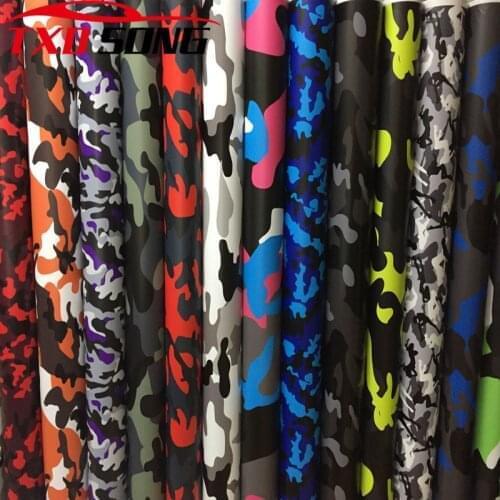 Premium 18 kinds Camo Vinyl Wrap Car Motorcycle Decal Mirror Phone Laptop DIY Styling Camouflage Sticker Film Sheet