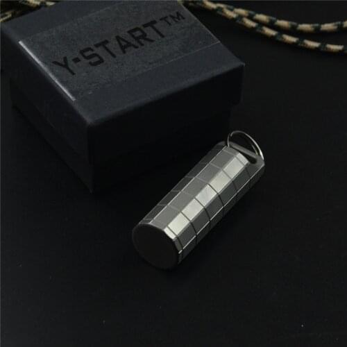 Y-START YT02 Titanium alloy water proof tube for travel camping EDC tools outdoor Gadgets