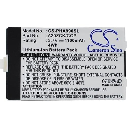 Cameron Sino Mobile SmartPhone Replacement Li-ion Battery 1100mAh For A20ZCK/COP Sharp Xenium 9@9D, Xenium Free Tools