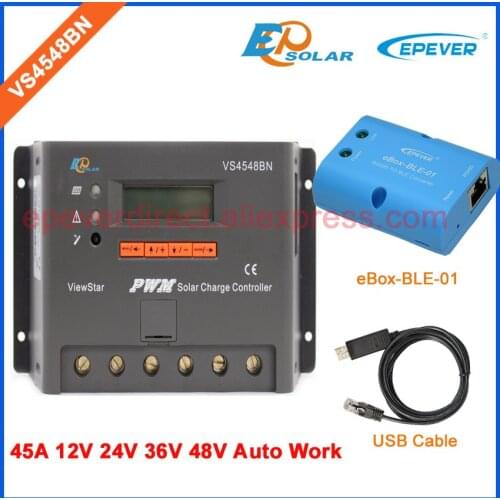 12V 24V Battery charger 36V 48V auto work PEEVER VS4548BN LCD Display Controller bluetooth eBOX Android system use and USB cable