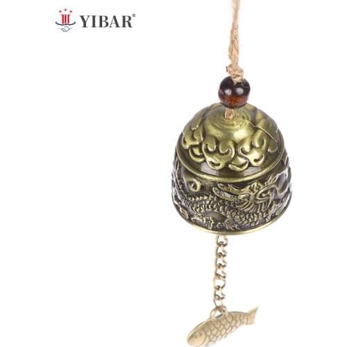 1Pc Dragon/Vis Feng Shui Bel Zegen Geluk Fortuin Opknoping Wind Chime